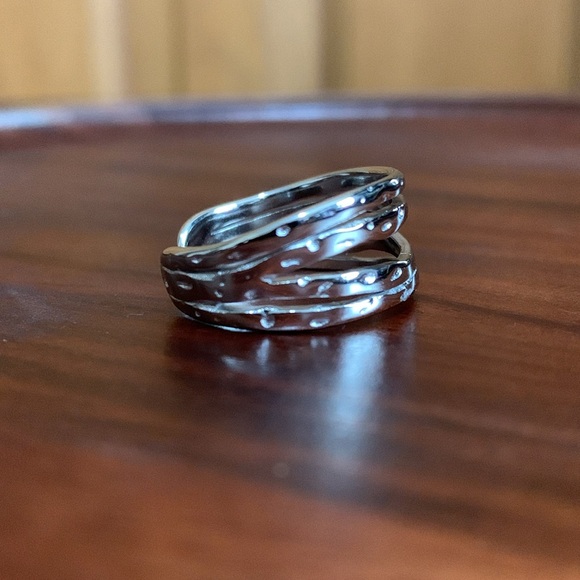 Stainless Steel Multi Band Ring - Picture 4 of 5